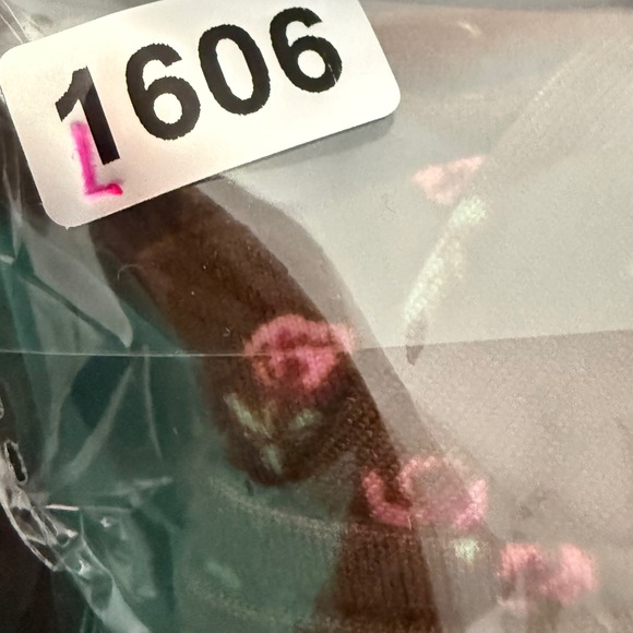 No Boundaries Mini Dress XXL Brown Pink Floral Rosette Cottage Fairy Babydoll - Picture 12 of 12